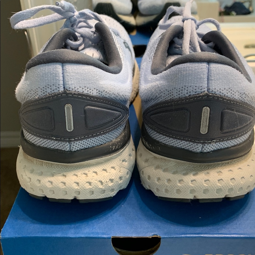 Brooks Glycerin 18 Sky Blue Athletic Sneakers size 8 wide - Picture 8 of 10